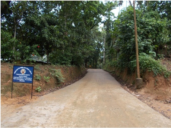 Construction of c.c. footpath from Belbupara village to L.P. School building